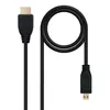 Image de Nanocable Câble HDMI vers micro-HDMI - 0,8 m - Noir