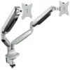Image de Tooq Support de table double moniteur - Argent