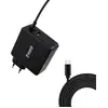 Image de Tooq Adaptateur secteur universel USB-C - 65 W - noir