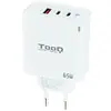 Image de TooQ TQWC-GANQC2PD65WT Chargeur mural 65W