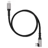 Image de Nanocable Câble coudé USB-C - 2 m - Noir