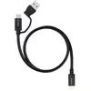 Image de Nanocable Câble USB-A vers USB-C - 2 m - Noir