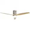 Image de Ventilateur de plafond Fabrilamp Aguilon avec lumière et télécommande 39 W Nickel/Hêtre en occasion ou reconditionné