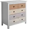 Image de vs_venta_stock Commode MAGDA - Blanc/Multicouleurs