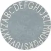 Image de Tapis lavable bleu 150 cm Round ABC - Lorena Canals