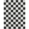 Image de Tapis lavable en coton gris 160x120 cm Tiles - Lorena Canals