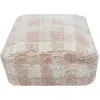 Image de Pouf en coton rose 40 x 20 cm Vichy - Lorena Canals