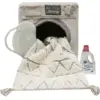 Image de Panier de rangement en polyester 30 x 33 cm Washing machine - Lorena Canals