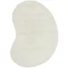 Image de Tapis en laine blanc 150x200 cm Silouhette - Lorena Canals