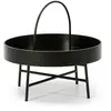 Image de Vs venta-stock Table basse ronde Manila - Noir