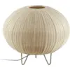 Image de Lampe de sol d'extérieur en acier inoxydable et abat-jour blanc ivoire 61cm Garota P/01 - Bover