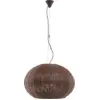 Image de Suspension de jardin en aluminium graphite et abat-jour marron 72cm Garota S/02 - Bover