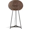 Image de Lampadaire d'extérieur en aluminium graphite et abat-jour marron 133cm Garota P/02 - Bover