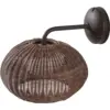 Image de Applique murale d'extérieur led triac dimmable graphite marron 27cm Garota A/01 - Bover