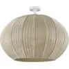 Image de Plafonnier d'extérieur led triac dimmable en aluminium et abat-jour ivoire 56cm Garota PF/02 - Bover