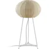 Image de Lampadaire d'extérieur led triac en aluminium et abat-jour ivoire 133cm Garota P/02 - Bover