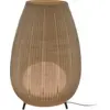 Image de Lampe de sol led dimmable en aluminium beige clair 80x123cm Amphora 02 - Bover