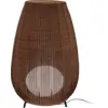 Image de Lampe de sol led dimmable en aluminium marron 89x137cm Amphora 03 - Bover