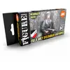 Image de Ak interactive Set de peinture acrylique German Field Grey Uniforms 3G