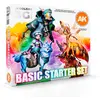 Image de Ak interactive Set de peintures acryliques Basic Starter Set - 14 couleurs