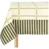 Image de Nappe de table rectangulaire en coton bio vert 150 x 250 cm - Nobodinoz