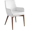 Image de Chaise en similicuir blanc