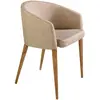 Image de Chaise en tissu beige