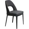 Image de Chaise en tissu gris foncé