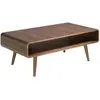 Image de Table basse rectangulaire en noyer