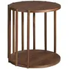 Image de Table d'angle ronde en noyer