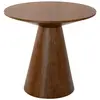 Image de Table d'angle ronde en noyer