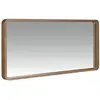 Image de Miroir mural rectangulaire noyer
