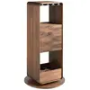 Image de Meuble bar pivotant en noyer