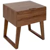 Image de Table de chevet en noyer