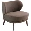 Image de Fauteuil en tissu marron