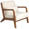 Image de Fauteuil en tissu blanc
