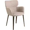 Image de Chaise en tissu marbré marron