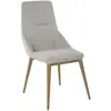 Image de Chaise en tissu gris clair