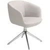 Image de Chaise pivotante en tissu gris clair