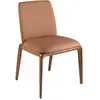 Image de Chaise en similicuir marron