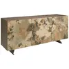 Image de Buffet en bois taupe métallisé