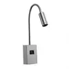 Image de Applique liseuse Fabrilamp Capote chromee LED 3 W 4000 K USB