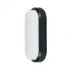 Image de Applique LED Yucatan ovale noire 12 W 6400 K IP65