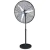 Image de Ventilateur sur Pied IluminaShop 200W 3 Vitesses Hauteur Réglable Base Lourde Noir/Argent en occasion ou reconditionné