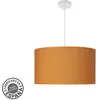 Image de Suspension Moda 3 E27 blanc orange 50 cm