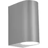 Image de Applique extérieure Gacela grise 2 GU10 IP44 14,7 x 7 x 9 cm