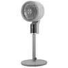 Image de Ventilateur sur pied FABRILAMP PERSA gris et chromé 50 W 3 vitesses