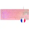 Image de Mars Gaming MK023 TKL H-Mech Clavier de jeu FRGB Rose (FR) en occasion ou reconditionné