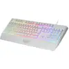 Image de Mars Gaming Mk124 Clavier Ergonomique H-Mech FRGB Repose-Poignet Antighosting Français Blanc en occasion ou reconditionné