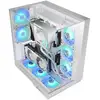 Image de Boîtier tour ATX Mars Gaming Mc-3gf triple en verre trempé, 2 ventilateurs Argb 120 mm, USB-C, blanc en occasion ou reconditionné
